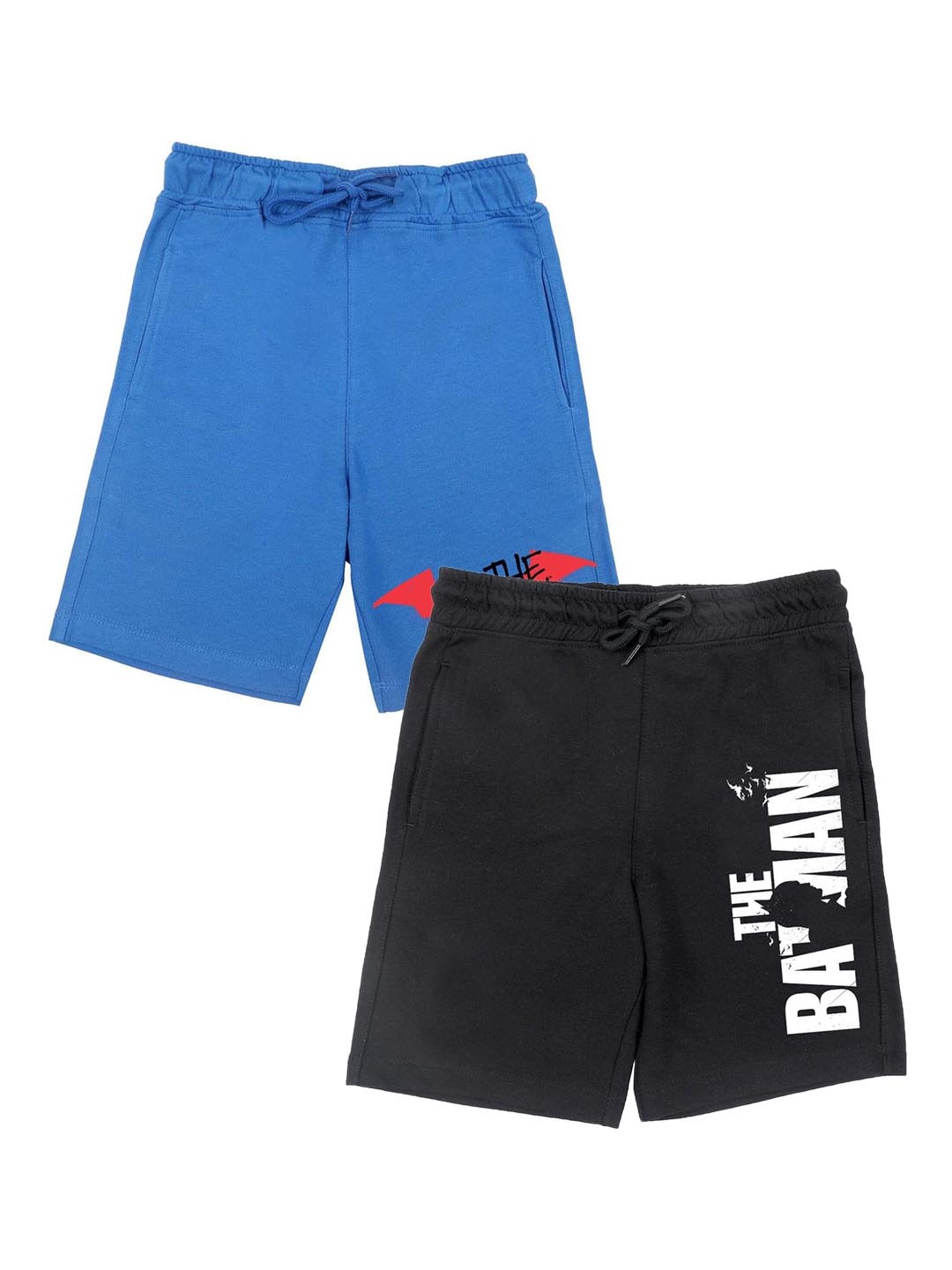 DC by Wear Your Mind Boys Pack of 2 Batman Outdoor Shorts, Blue
