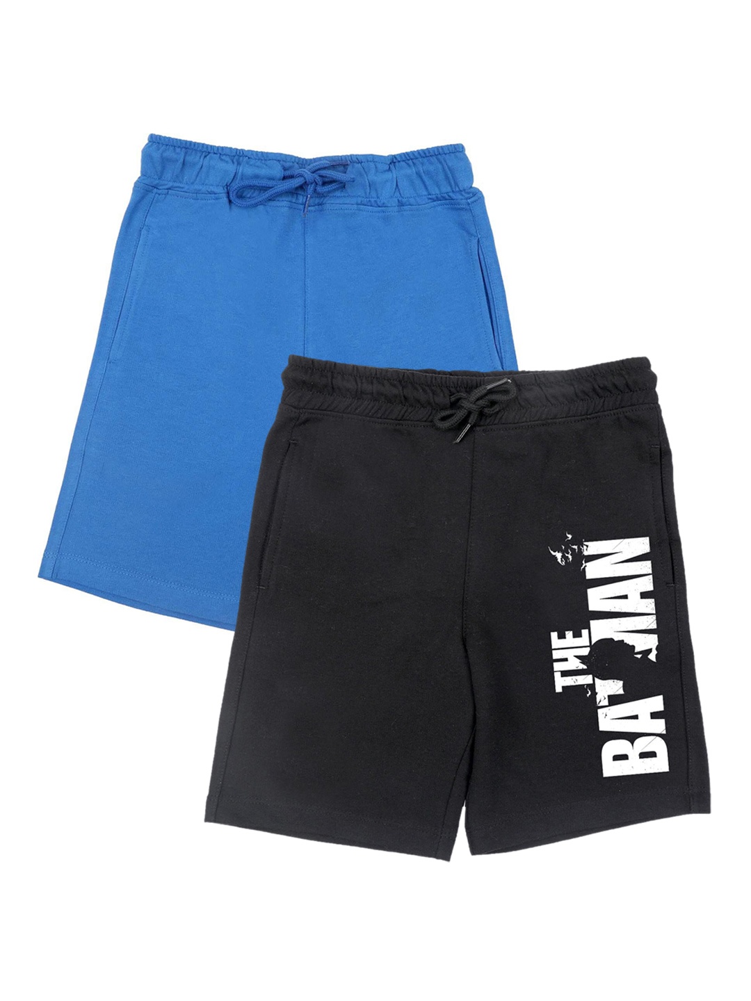 DC by Wear Your Mind Boys Pack Of 2 Blue & Black Batman Shorts