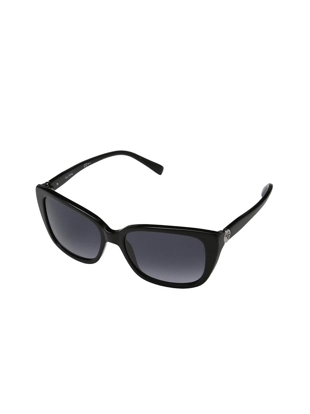

pierre cardin Women Grey Lens & Black Square Sunglasses 200483807559O