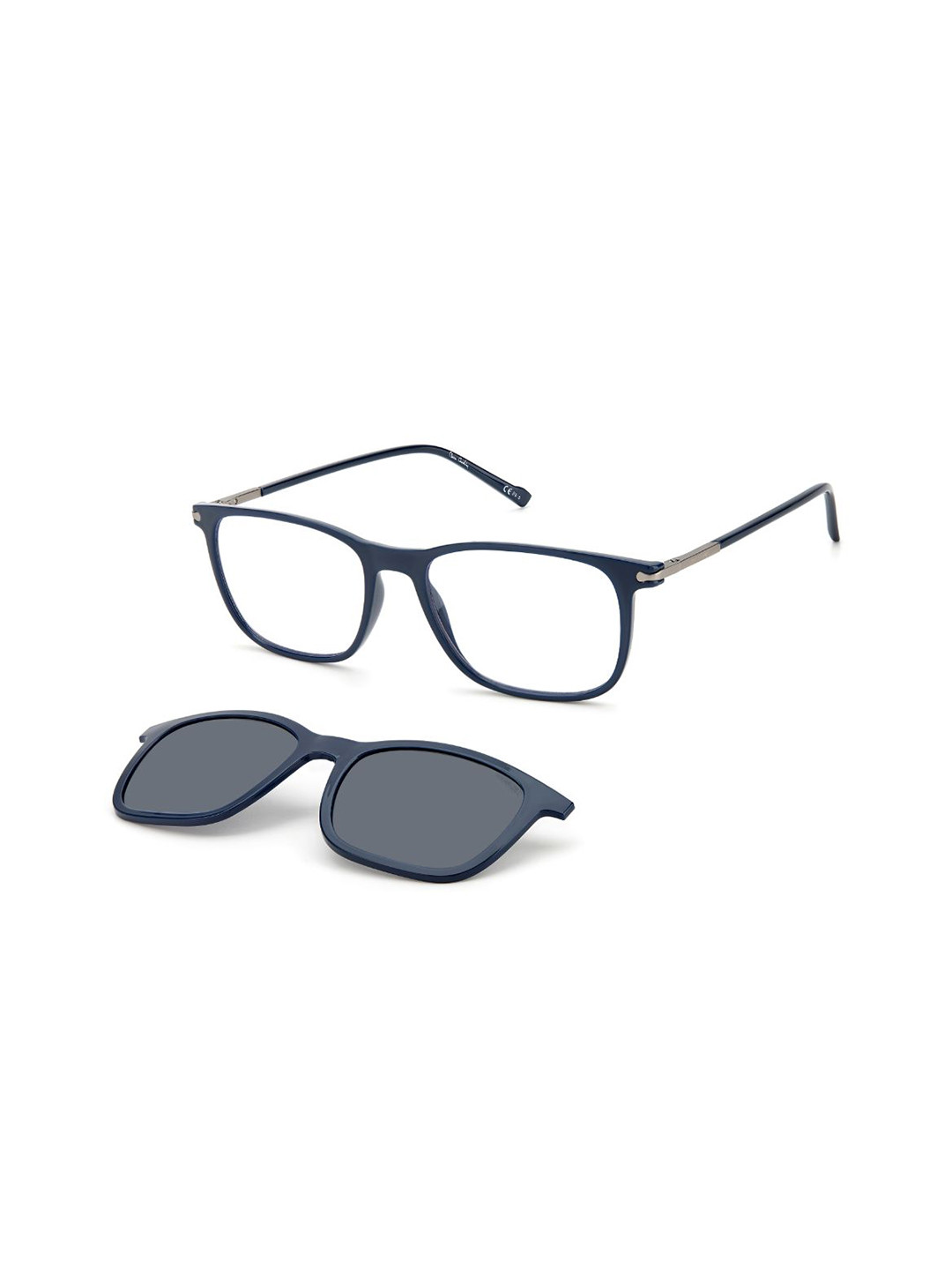 

pierre cardin Men Grey Lens & Blue Wayfarer Sunglasses with UV Protected Lens