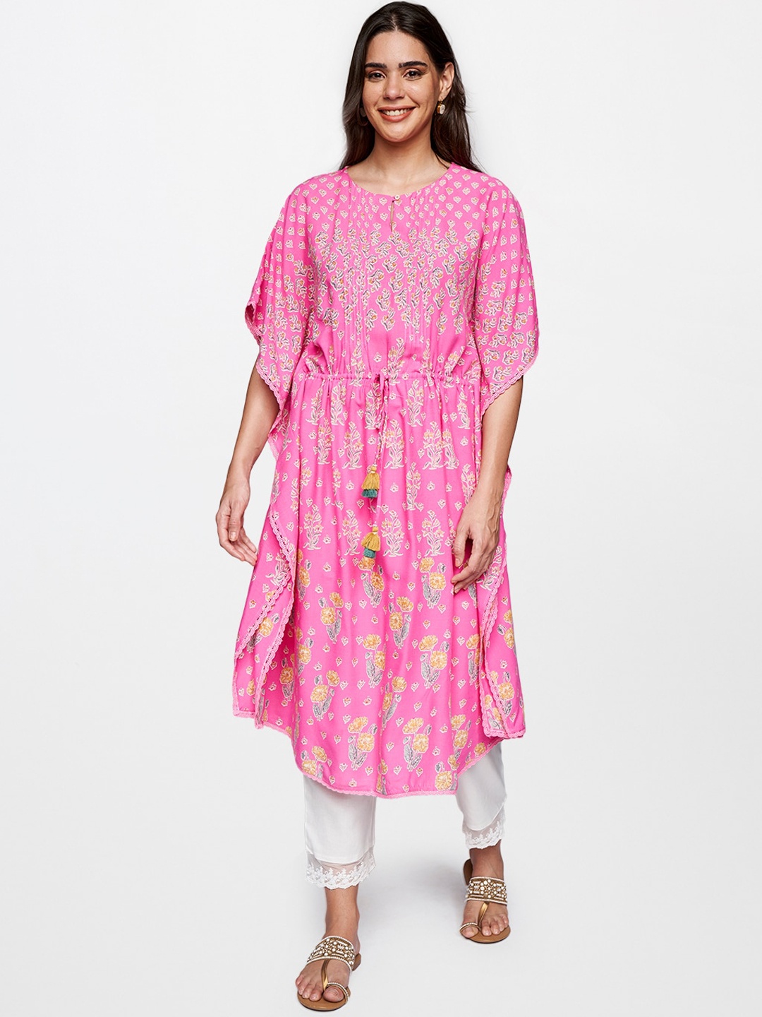 

itse Women Pink Printed Kurta