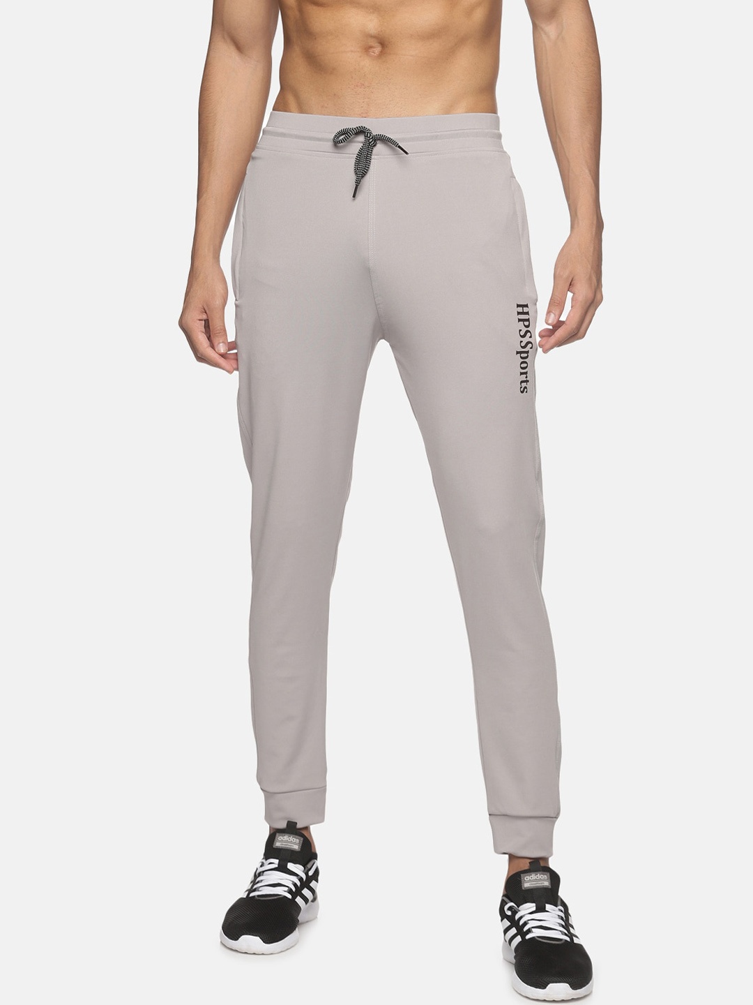 

HPS Sports Men Grey Solid Slim Fit Joggers