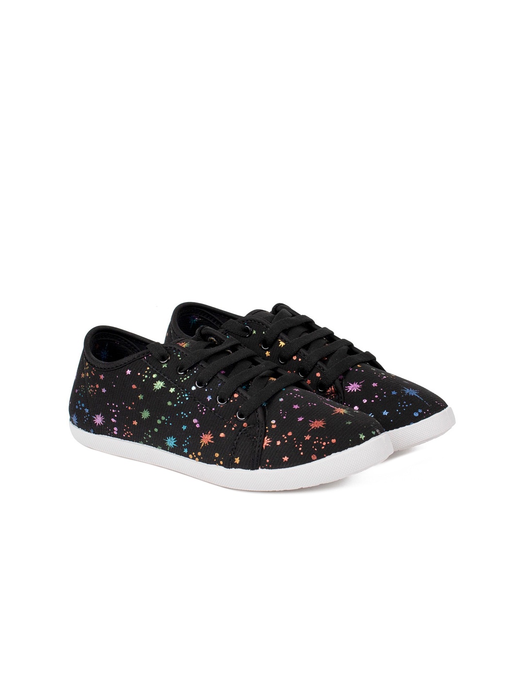 

ASIAN Women Black Printed Sneakers
