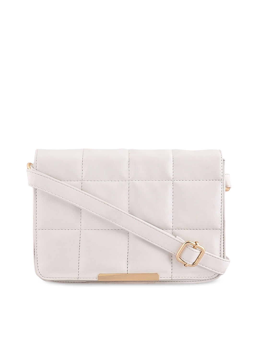 

Lychee bags White PU Bucket Sling Bag