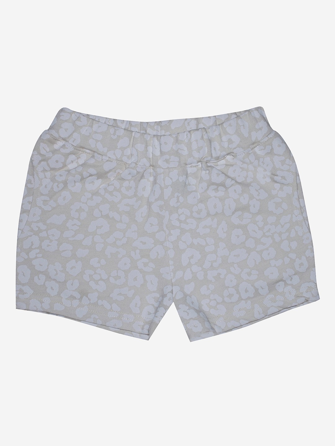 

KiddoPanti Girls Off White Floral Printed Hot Pants Shorts
