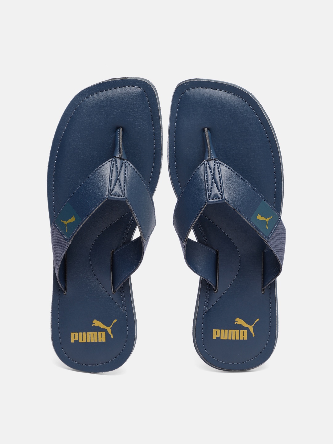 

Puma Men Navy Blue Capster V3 Thong Flip-Flops