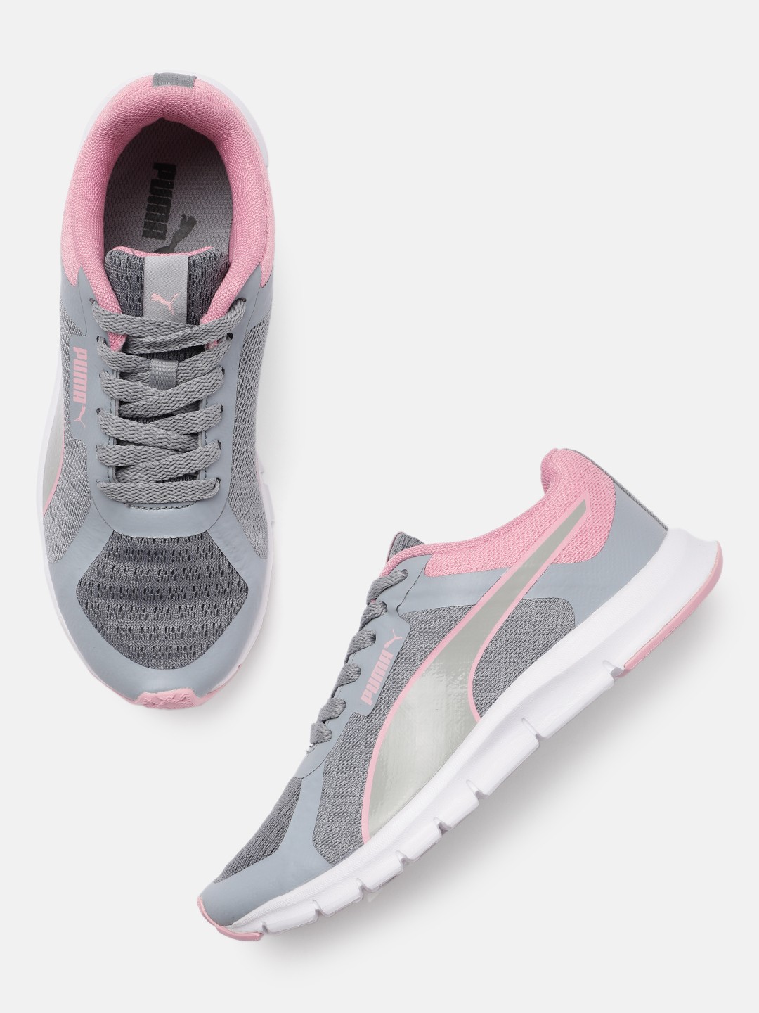 

Puma Women Grey Solid Sneakers
