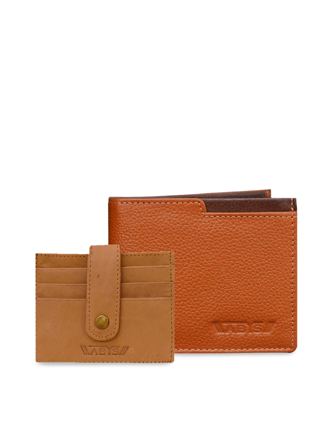 

ABYS Men Set of 2 Tan Accessory Gift Set