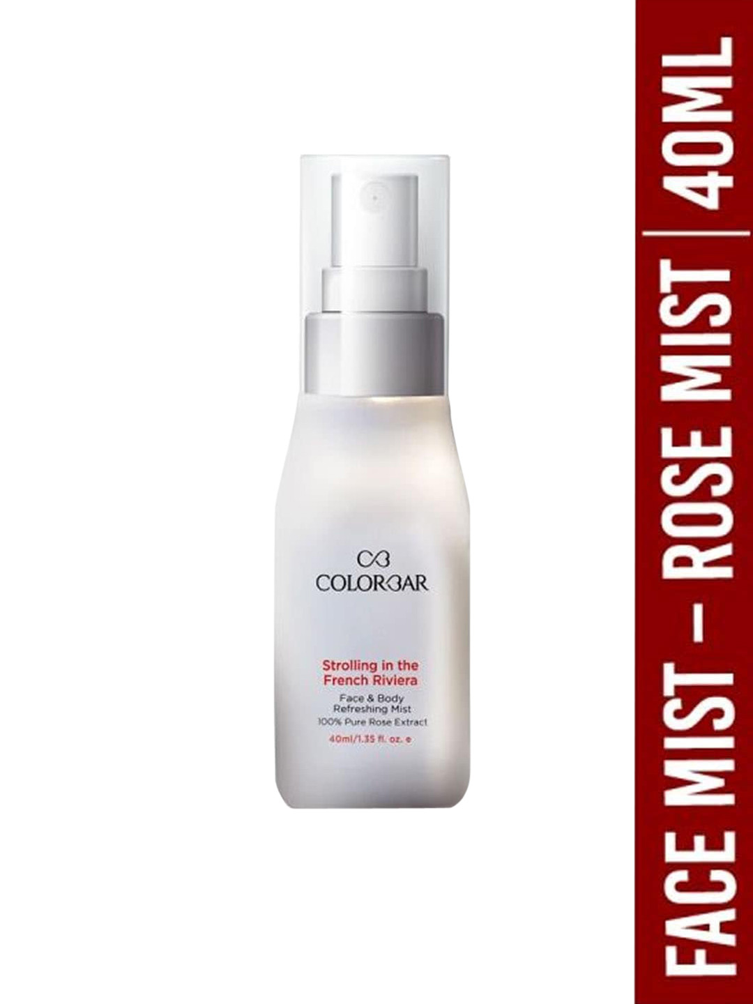 

Colorbar Strolling In The French Riviera Rose Face & Body Mist Toner - 40 ml, Cream