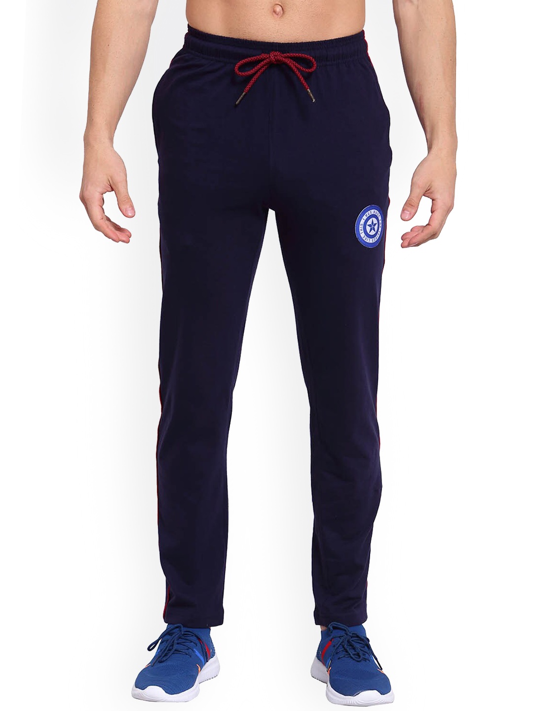 

SPORTO Men Navy Blue Solid Track Pants