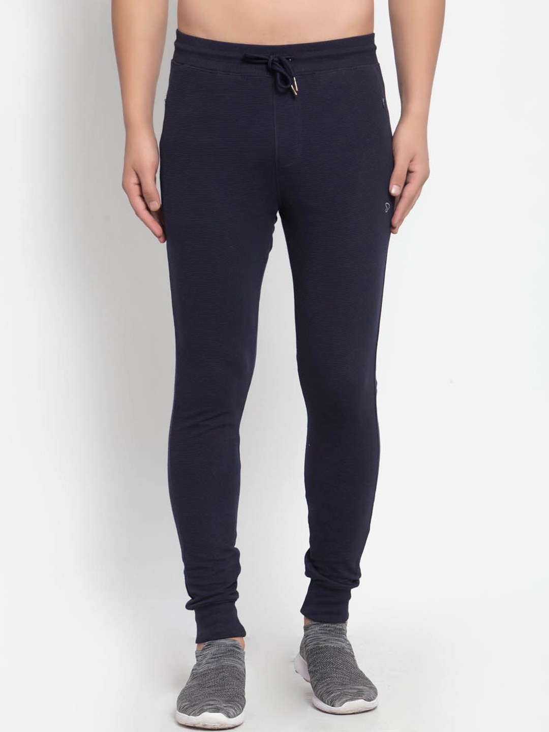 

Sporto Men Navy Blue Solid Track Pants