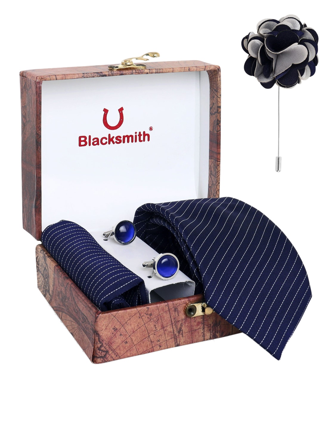 

Blacksmith Men Blue Accessory Gift Set