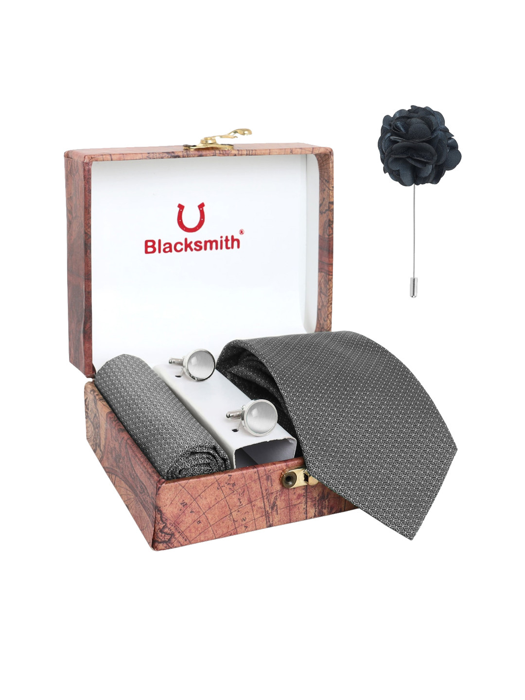 

Blacksmith Men Grey Accessory Gift Set