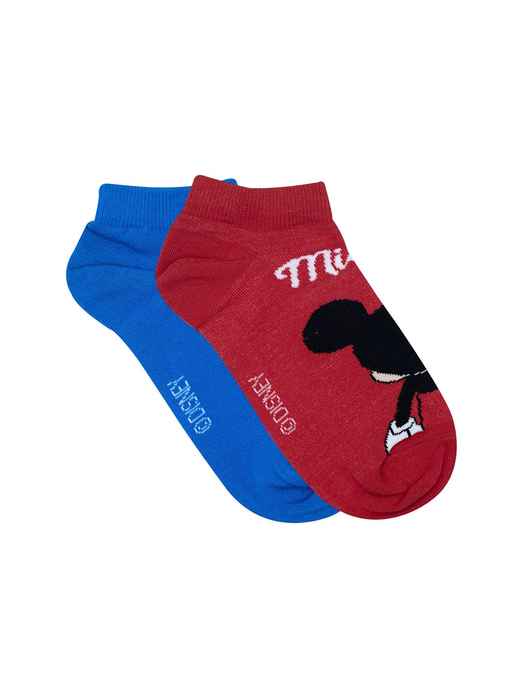 

Balenzia x Disney Women Set Of 2 Minnie Mouse & Mickey Mouse Ankle Length Socks, Assorted