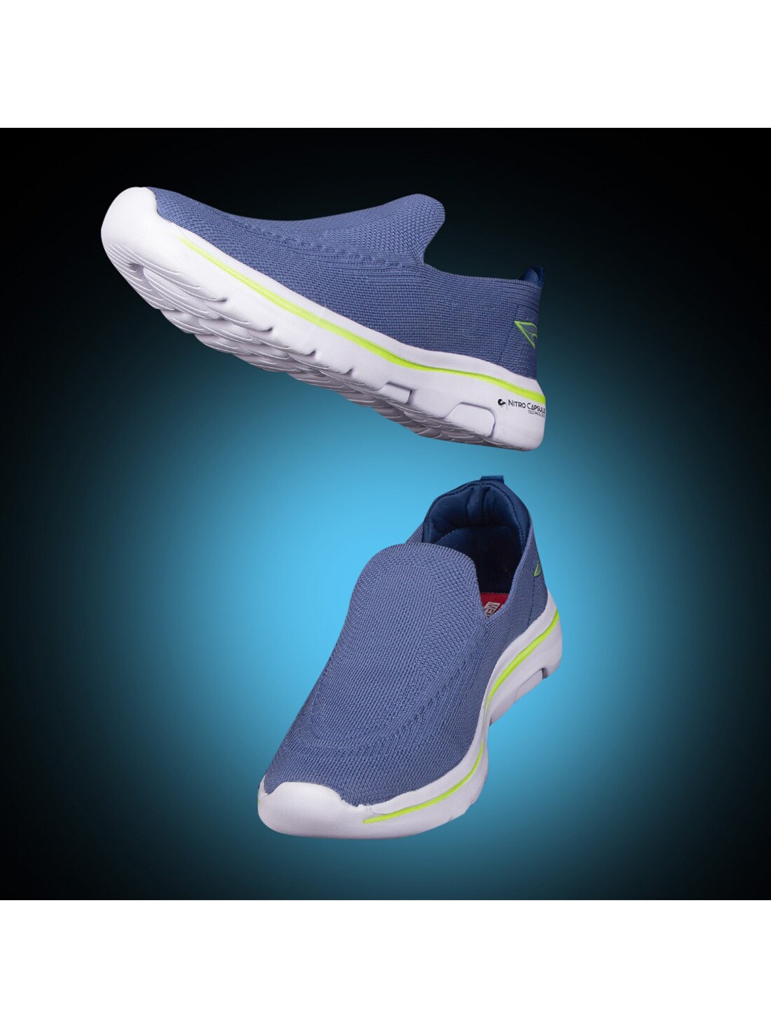 

ASIAN Men Blue Mesh Running Shoes