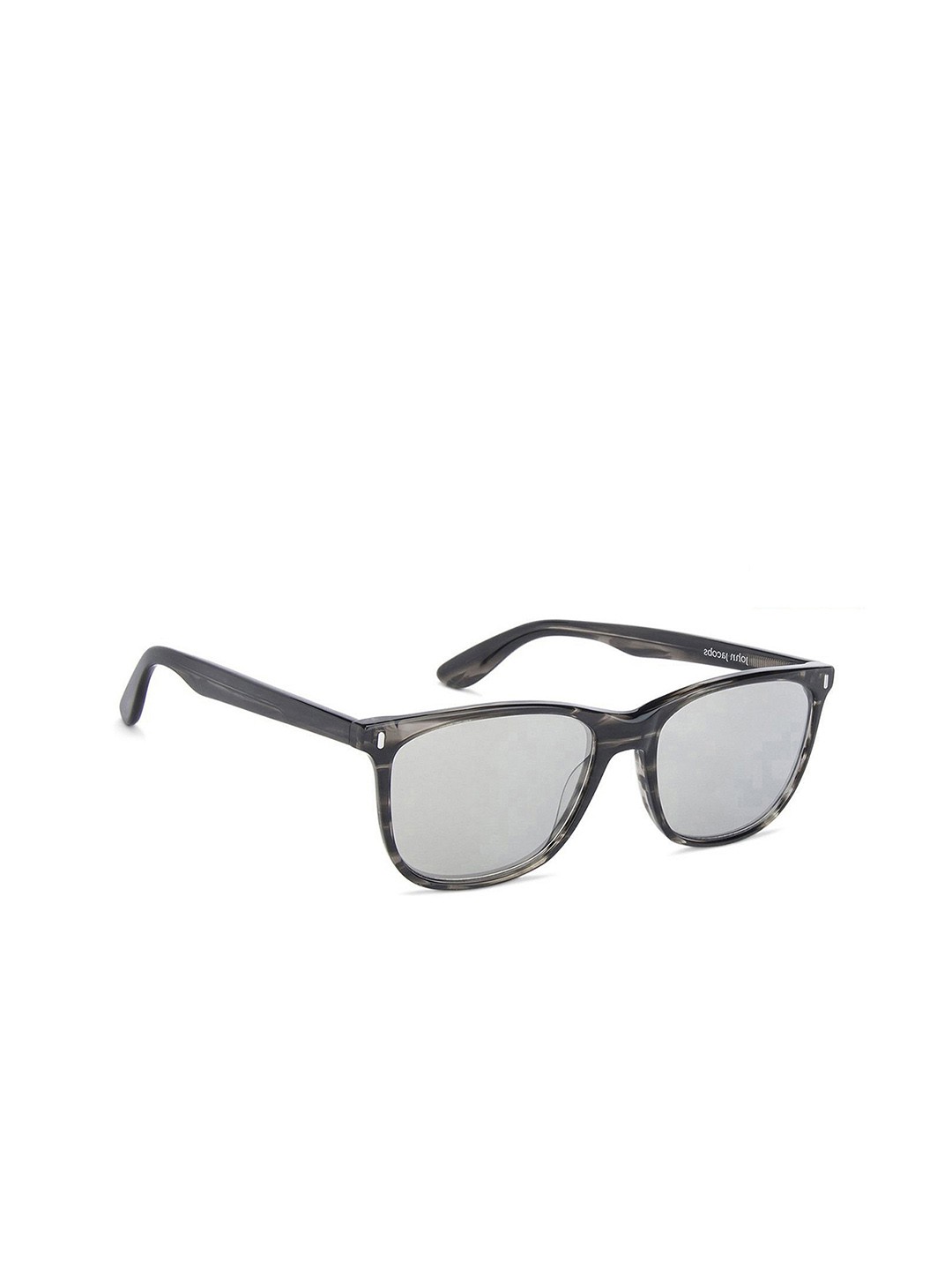 

John Jacobs Unisex Grey Lens & Black Wayfarer Sunglasses with UV Protected Lens