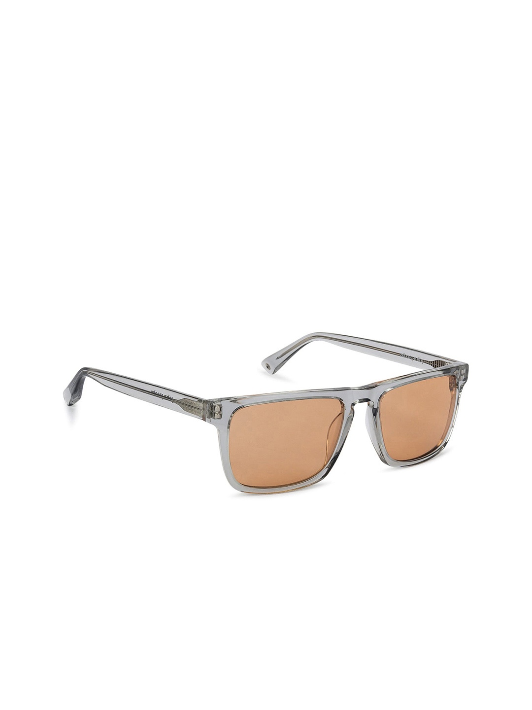 

John Jacobs Unisex Brown Rectangle Sunglasses