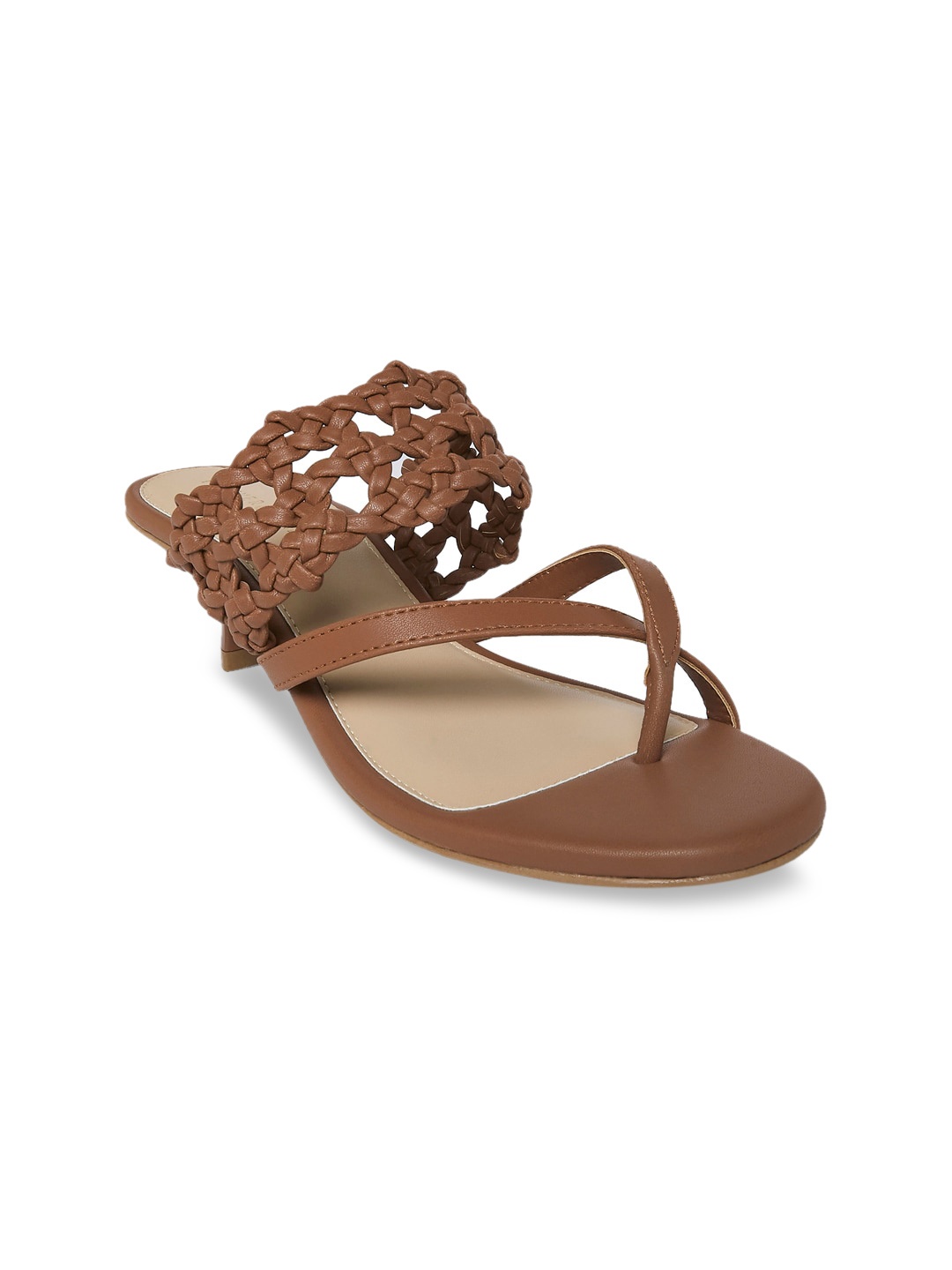 

Forever Glam by Pantaloons Tan PU Kitten Heels