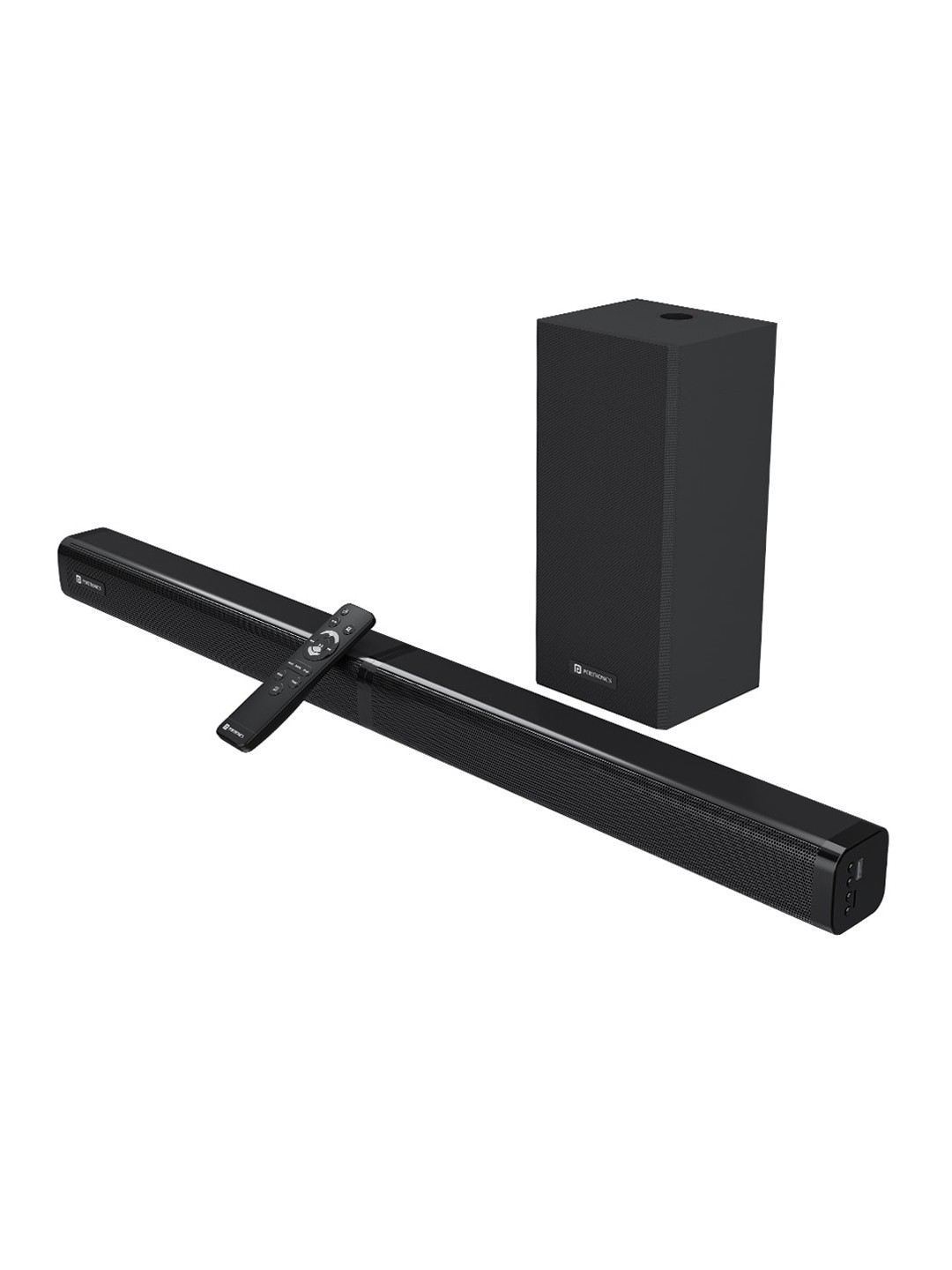 

Portronics Black Pure Sound 103 Soundbar with Wired Woofer