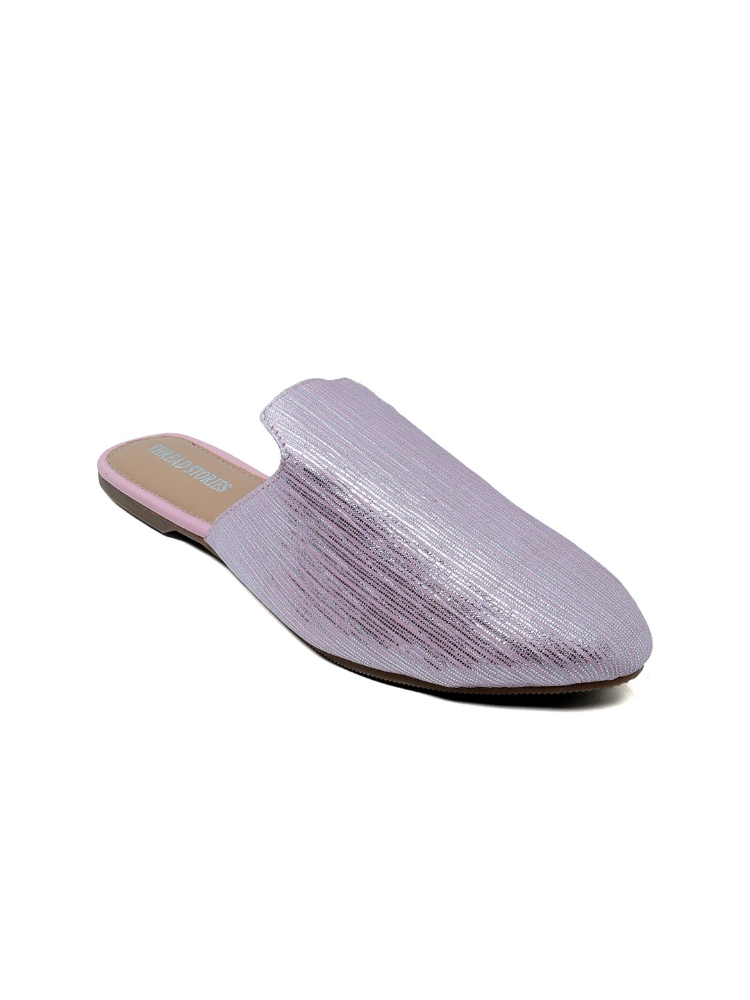

Thread Stories Women Pink Mules Flats