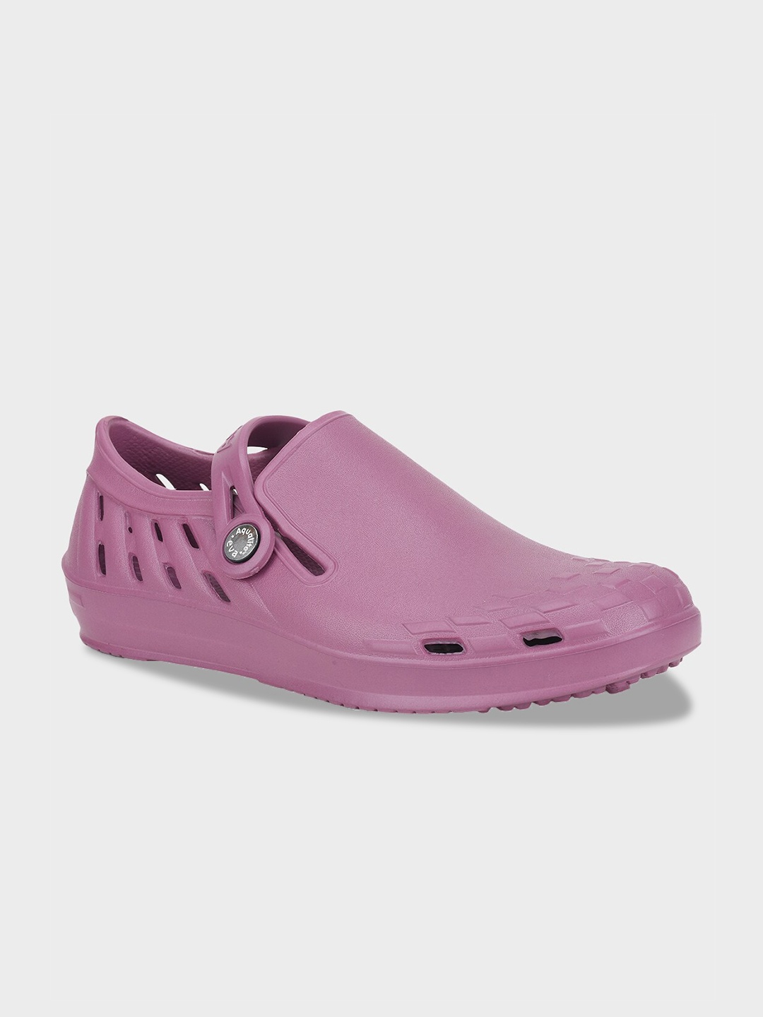 

Aqualite Women Purple Self Design Clogs