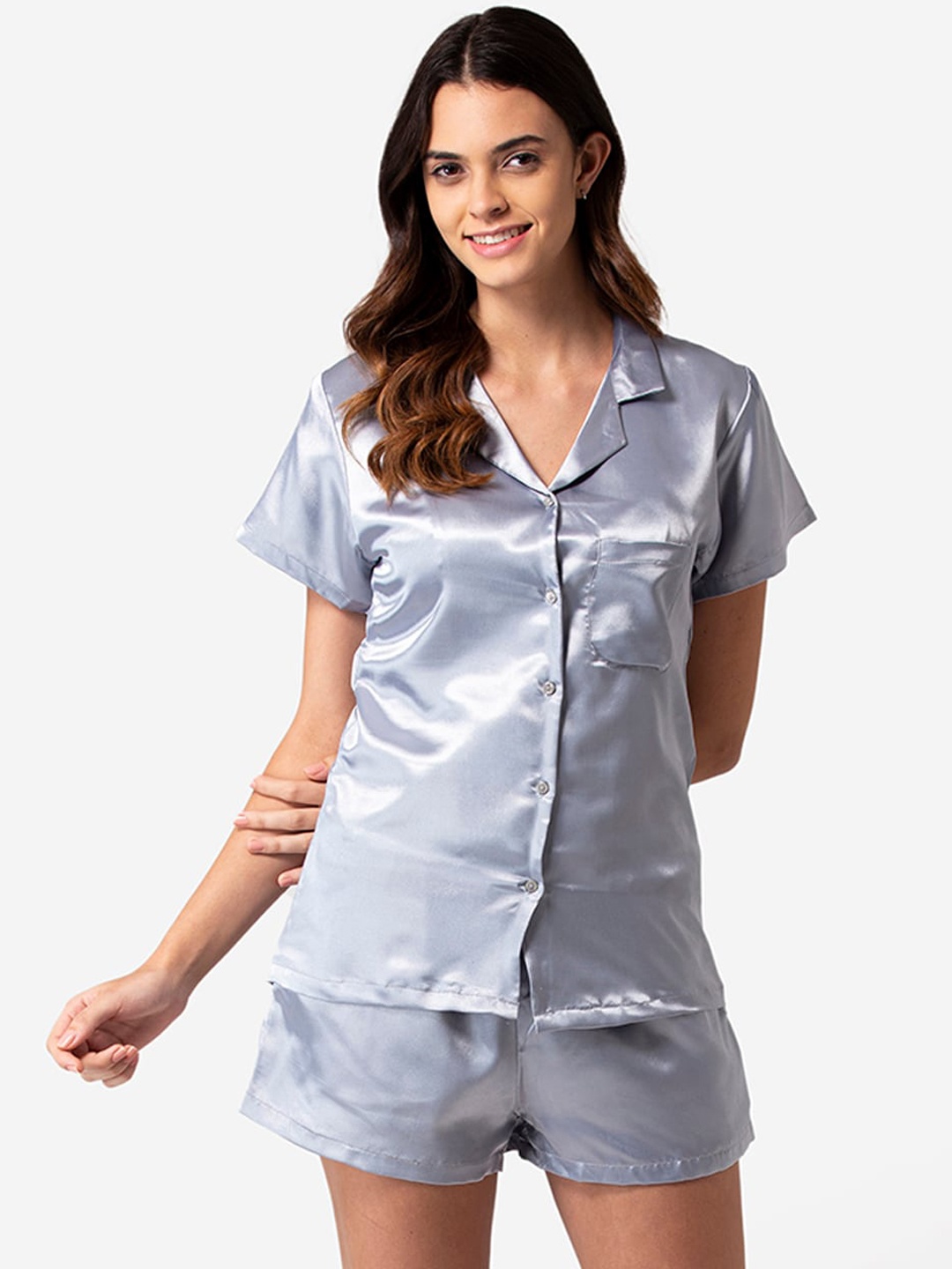 

Bellofox Women Grey Night suit