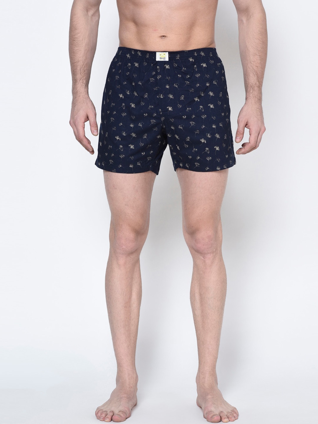 

SI2 SLIP IN 2 Men Navy Blue Printed Boxer 101-504-104