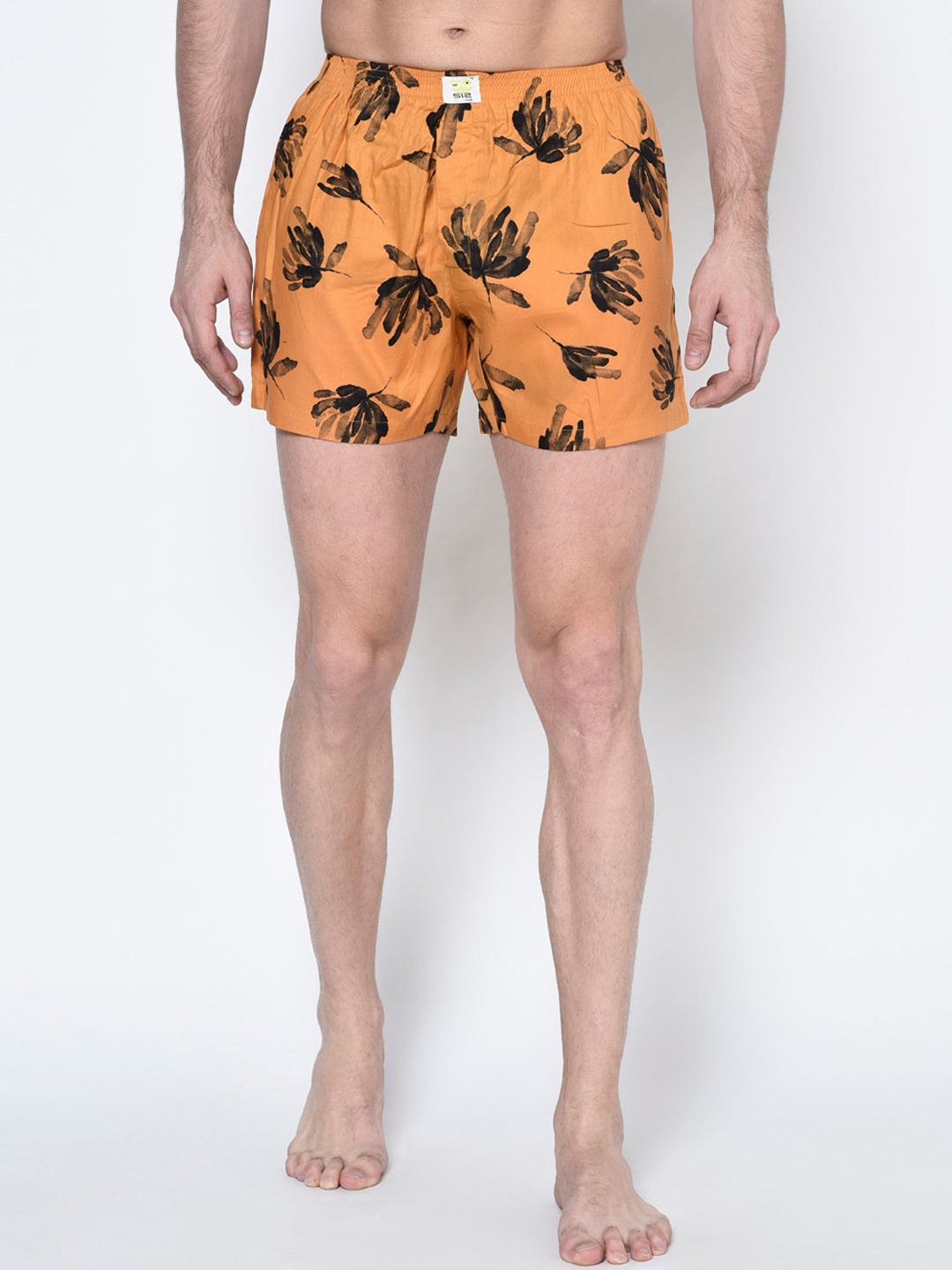 SI2 SLIP IN 2 Men Assorted Printed Boxer, Yellow