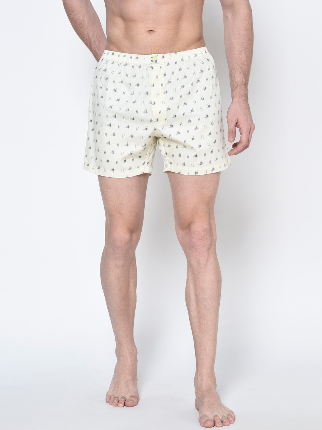 

SI2 SLIP IN 2 Men Yellow Printed Boxers - BOXER101-544-106