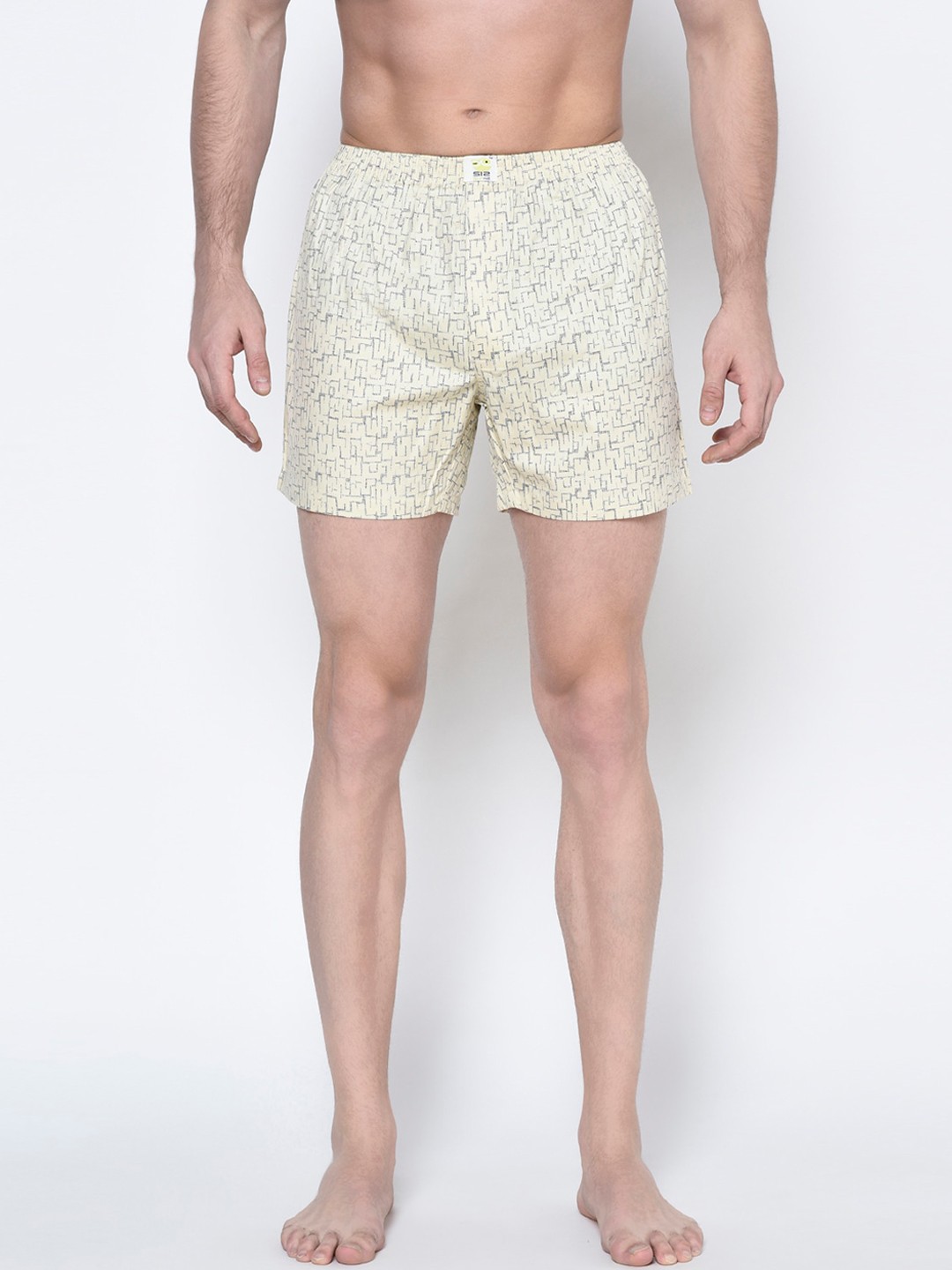 

SI2 SLIP IN 2 Men Cream Coloured Printed Boxers BOXER101-527-111