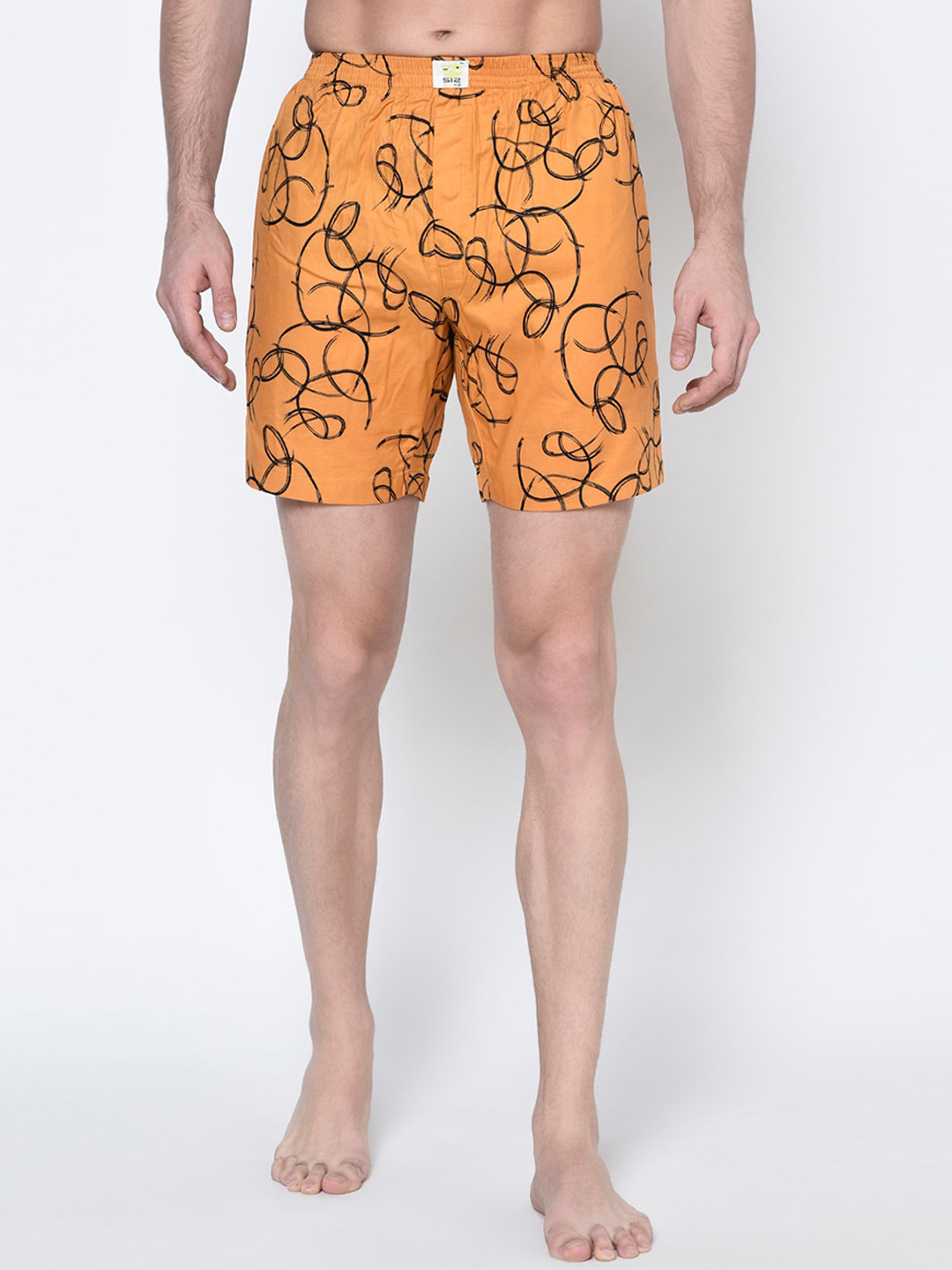 

SI2 SLIP IN 2 Men Yellow Printed Boxers