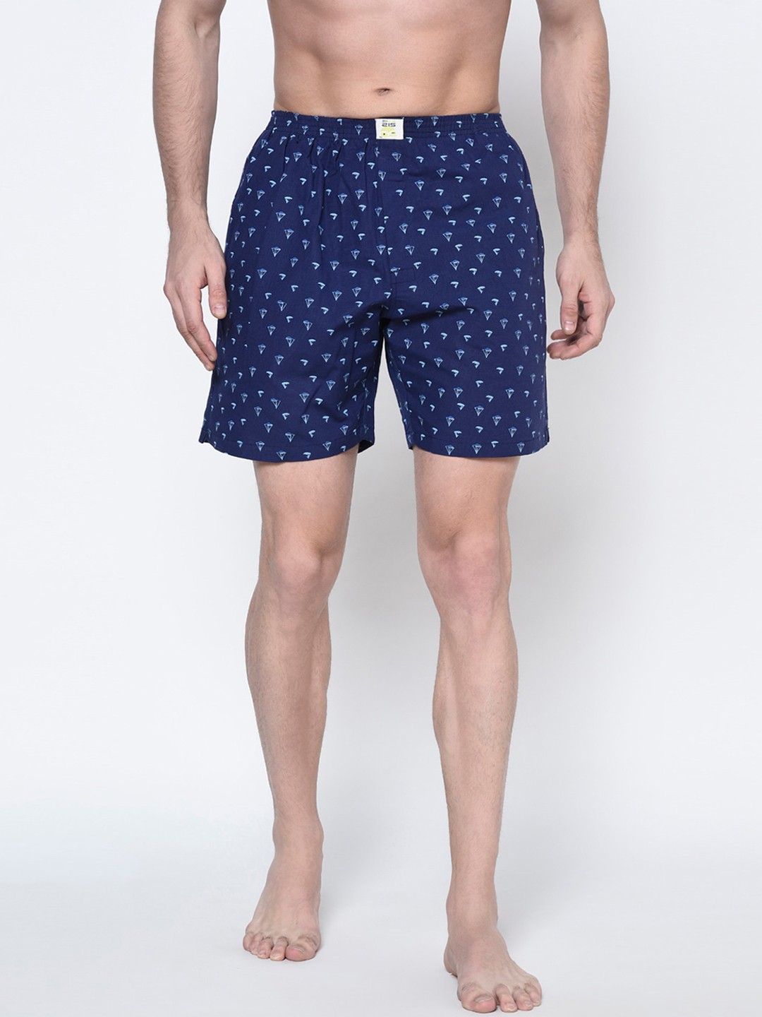 

SI2 SLIP IN 2 Men Navy Blue Printed Boxers