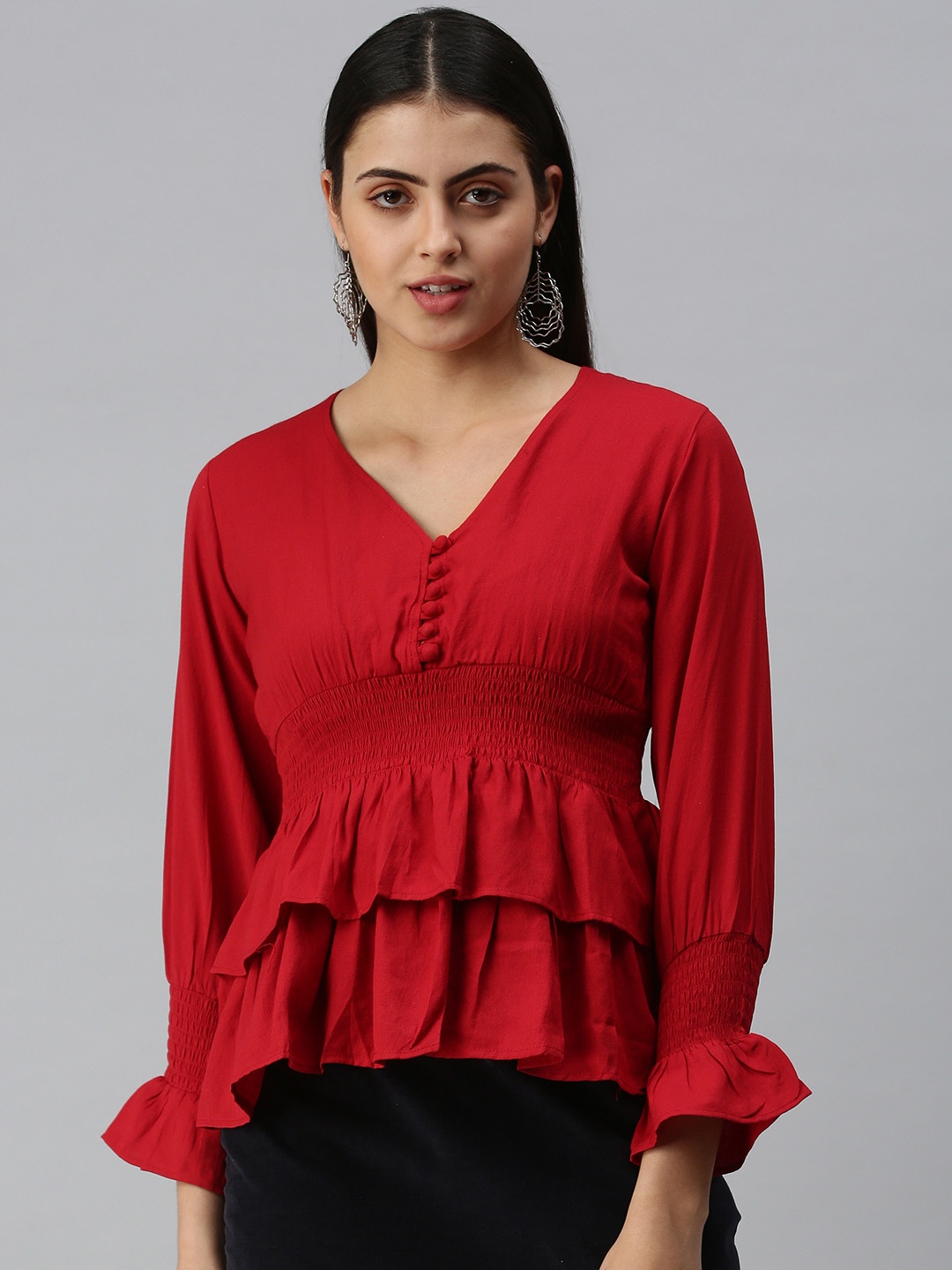 

SHOWOFF Red Empire Top