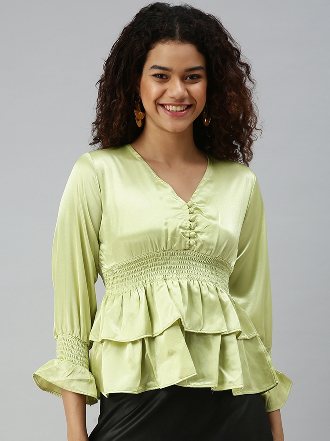 

SHOWOFF Green Empire Top