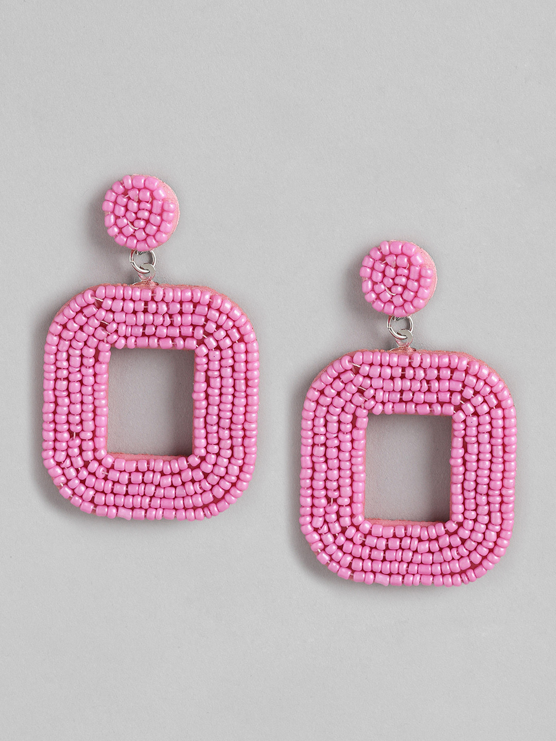 

20Dresses Pink Square Drop Earrings