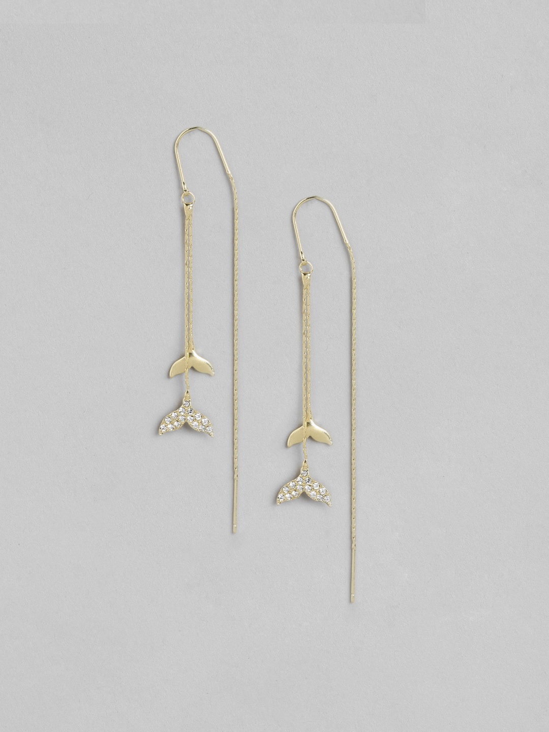 

20Dresses Gold-Toned Quirky Drop Earrings