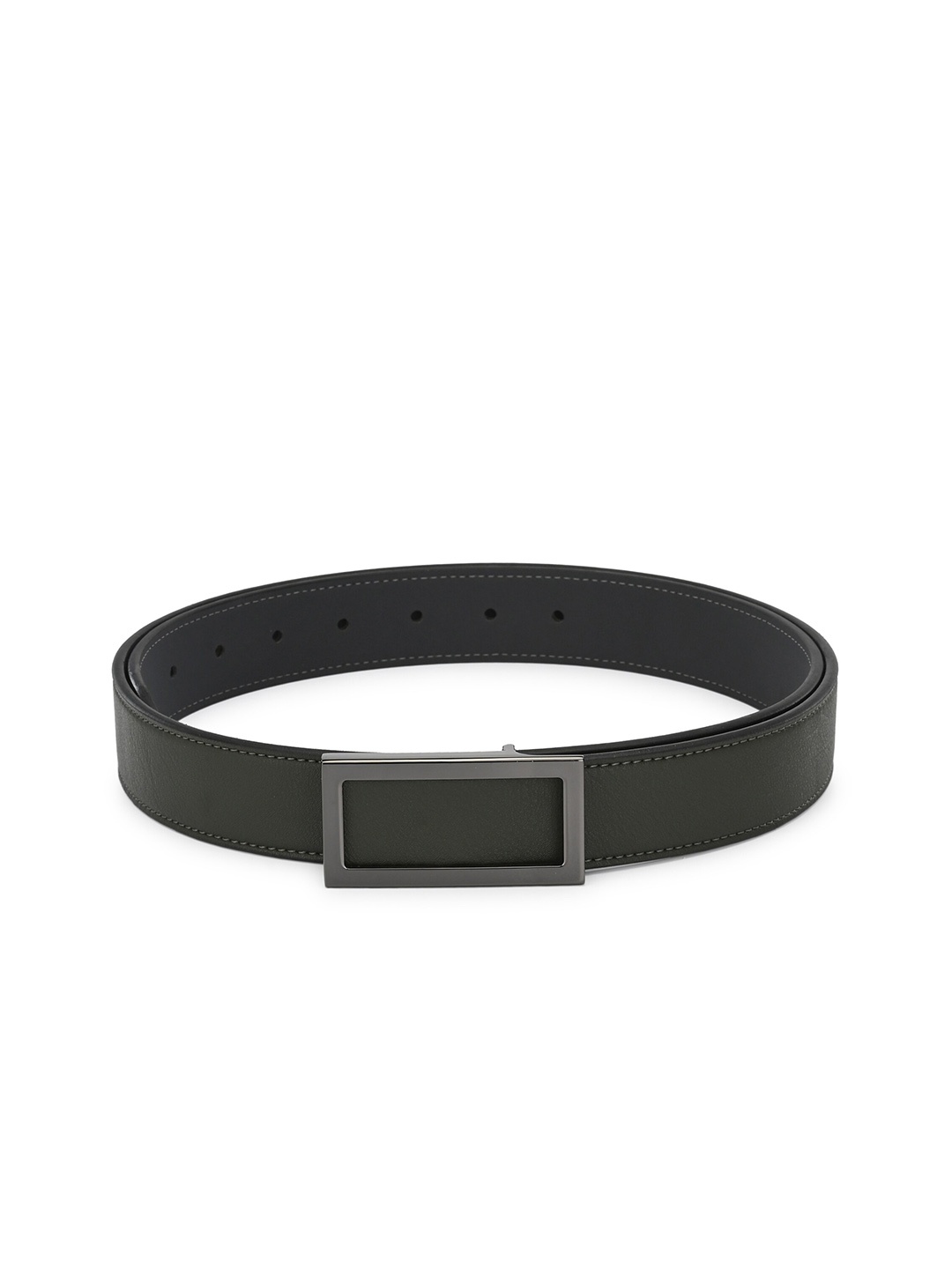 

thickskin Men Green PU Belt