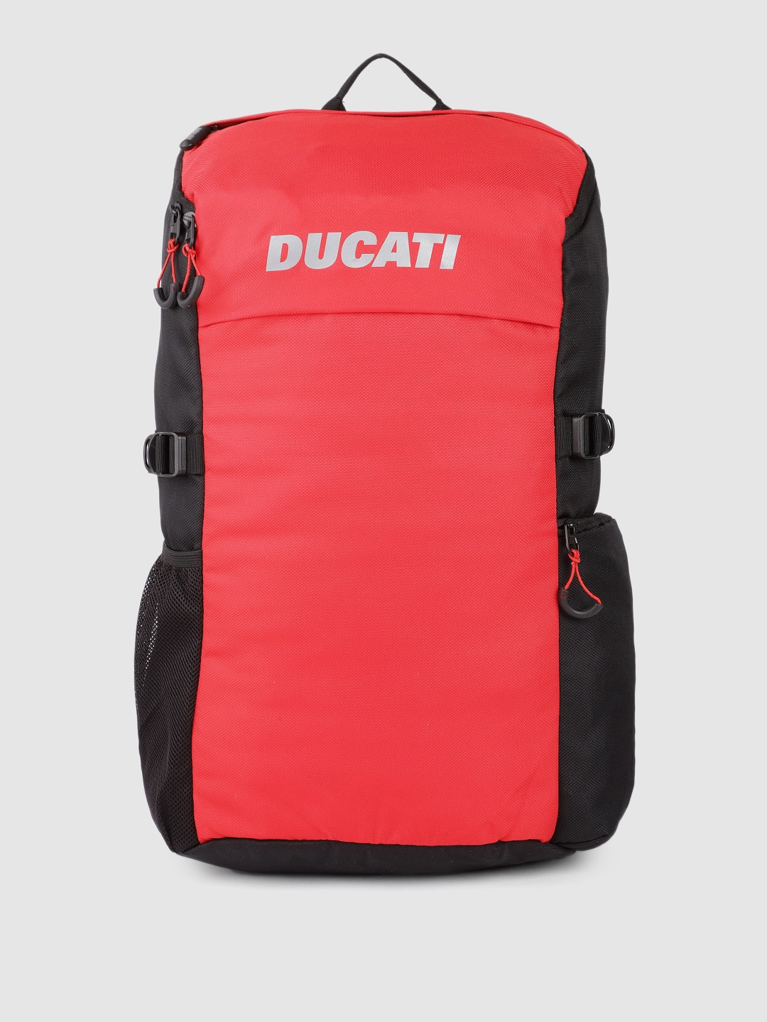 

Ducati Unisex Black & Red Backpack with Compression Straps
