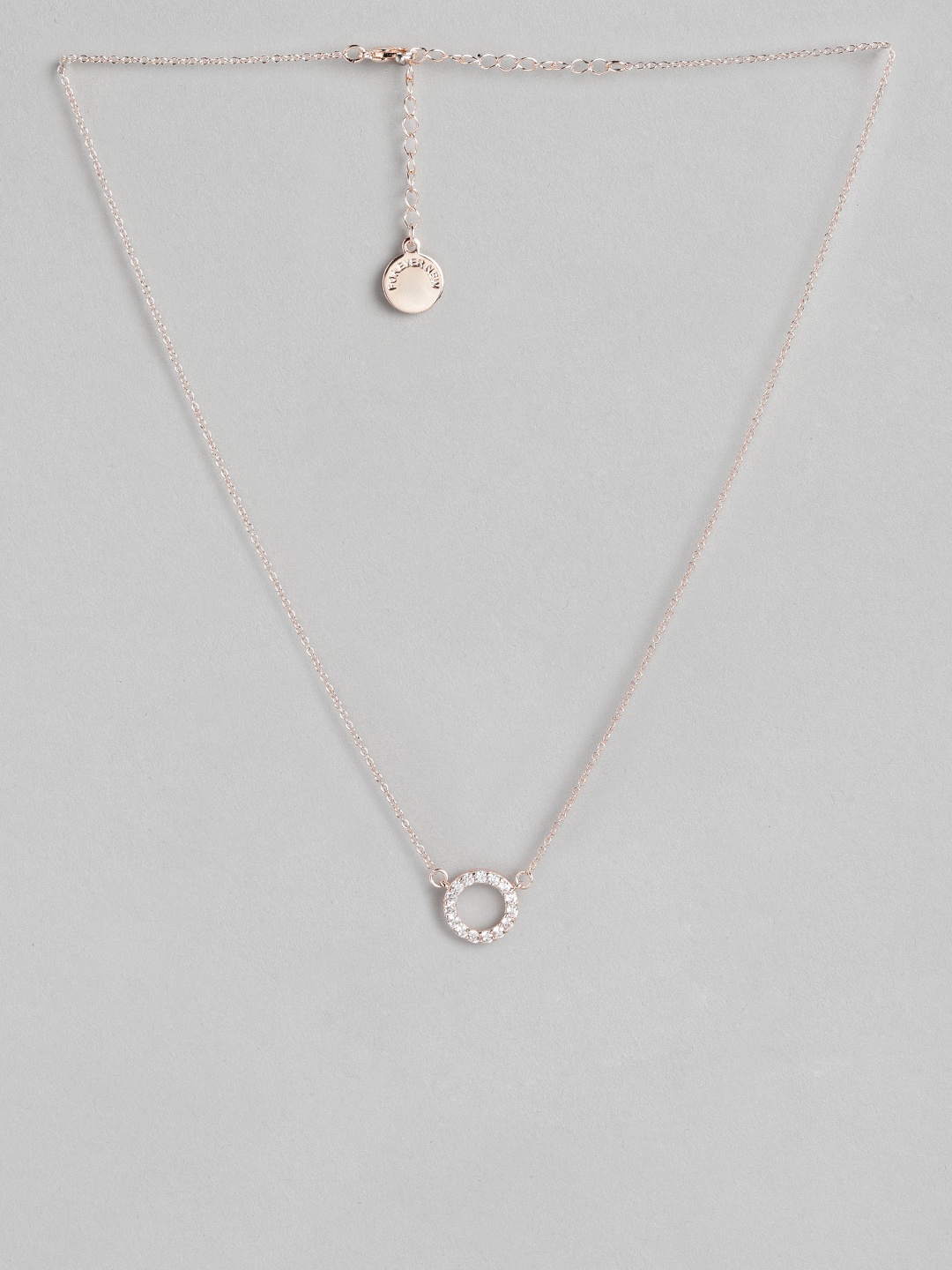 

Forever New Rose Gold-Plated Elle CZ Halo Pendant Necklace