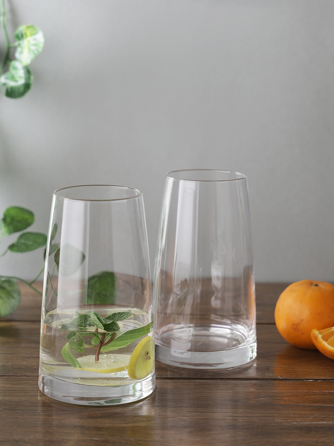 

Chef & Sommelier Set of 2 Solid Water Glasses, Transparent