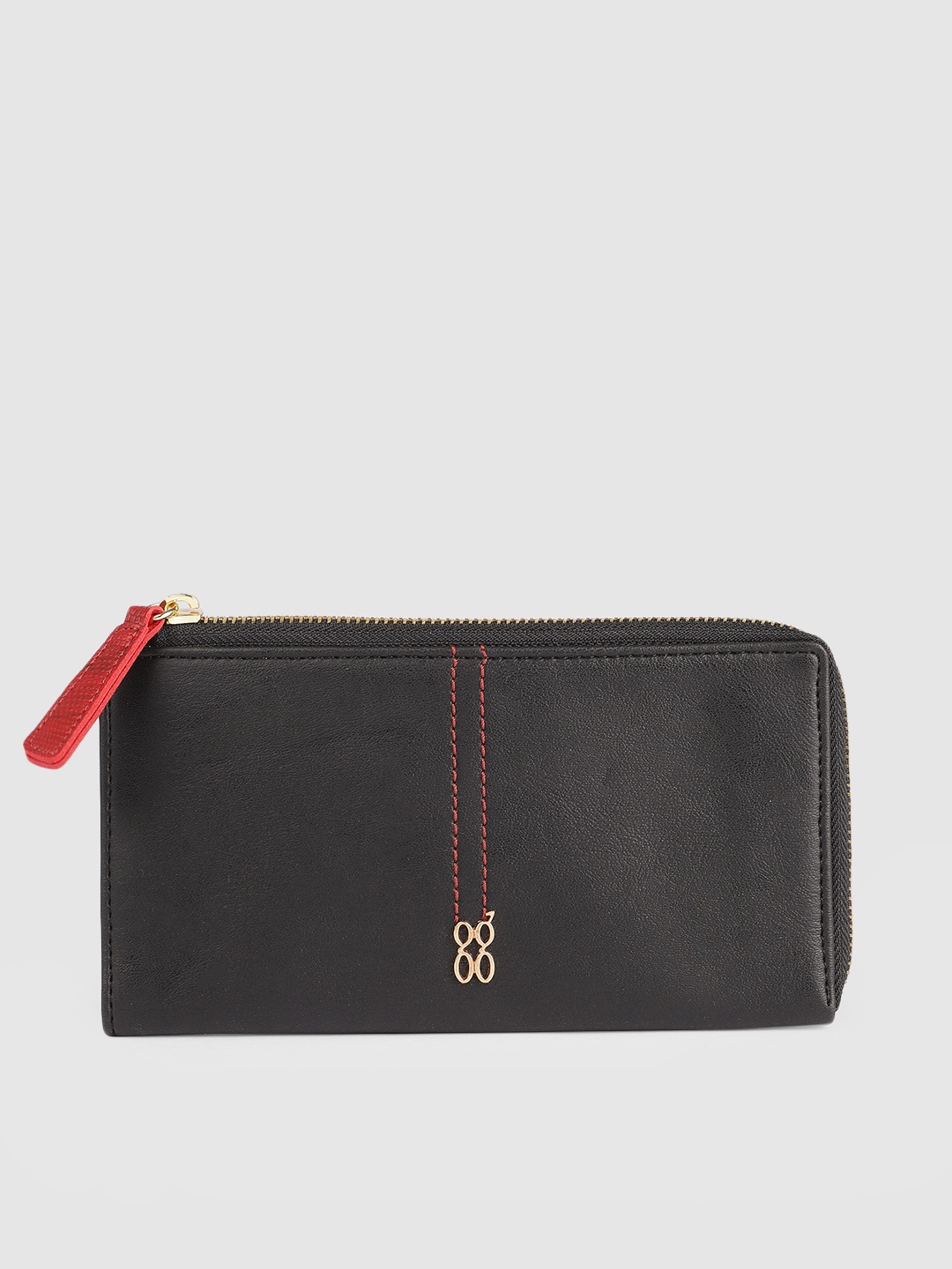 

Baggit Women Black Zip Around Wallet