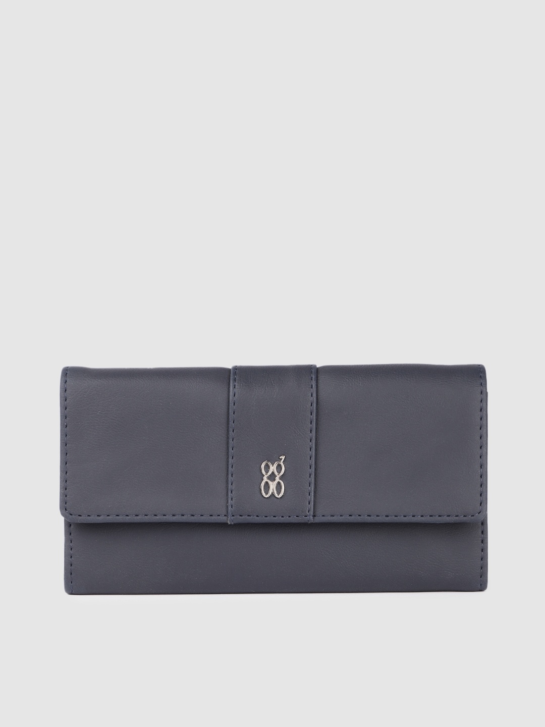 

Baggit Women Navy Blue Three Fold Wallet