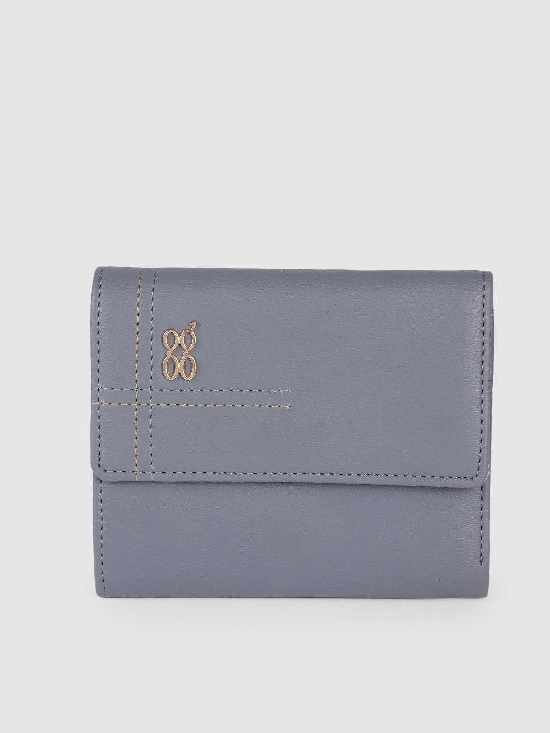 

Baggit Women Blue Three Fold Wallet