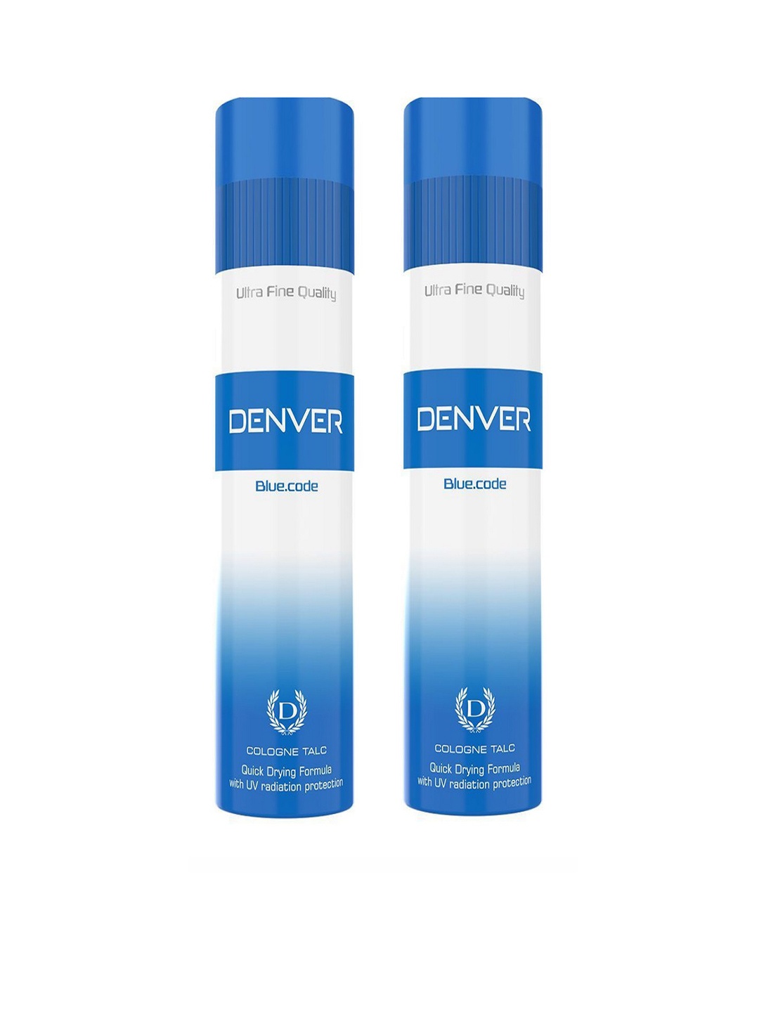 

Denver Set of 2 Blue Code Cologne Talcs - 300 g Each