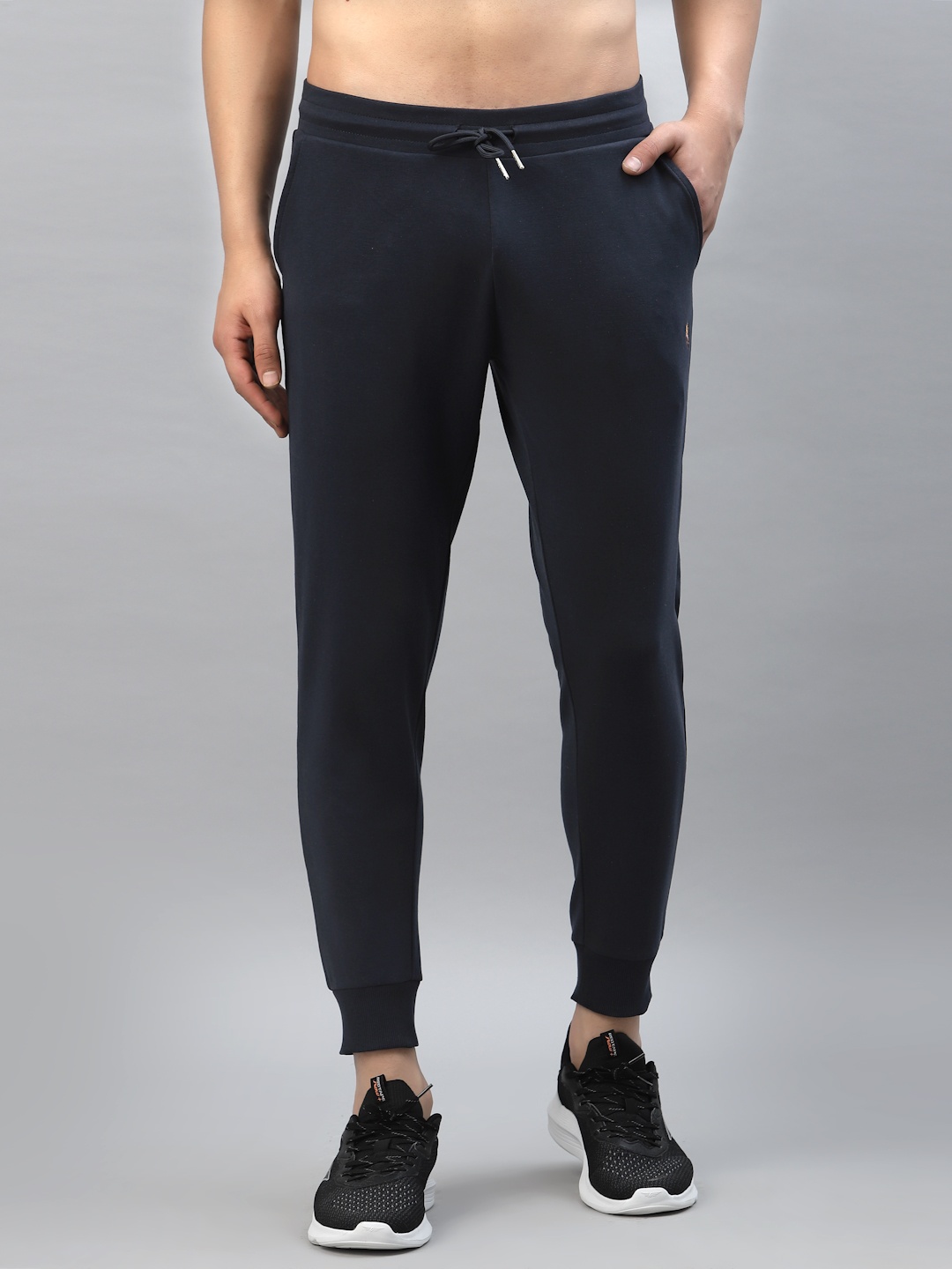 

Red Tape Men Navy Blue Solid Track Pant