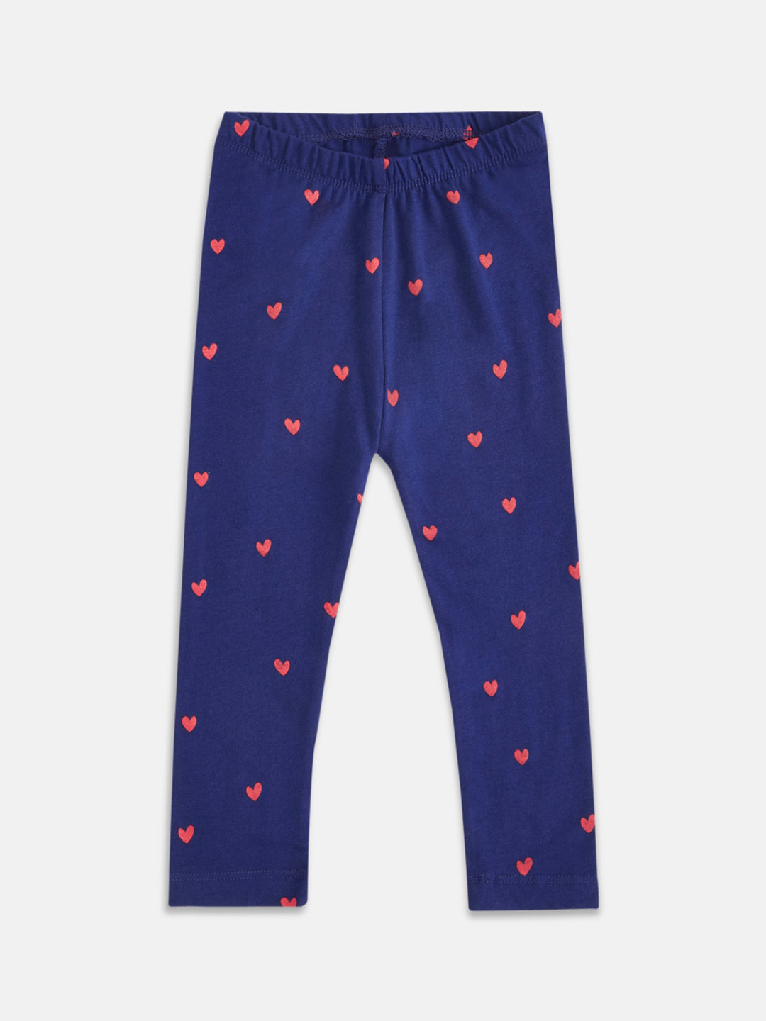

Pantaloons Baby Infant Girls Navy Blue & Pink Printed Ankle-Length Leggings