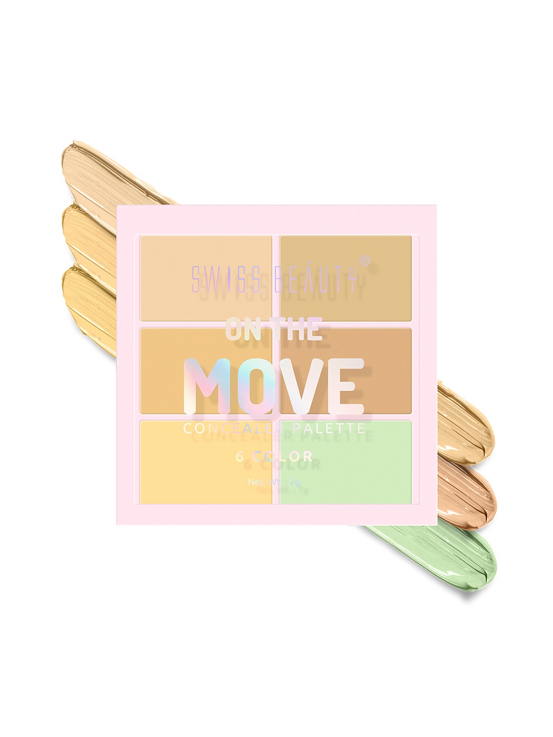 

SWISS BEAUTY On the Move Concealer Palette - Light Beige