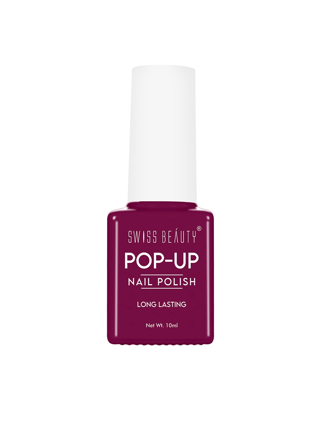 

SWISS BEAUTY Pop Up Long-Lasting Nail Polish 10ml - 33, Magenta