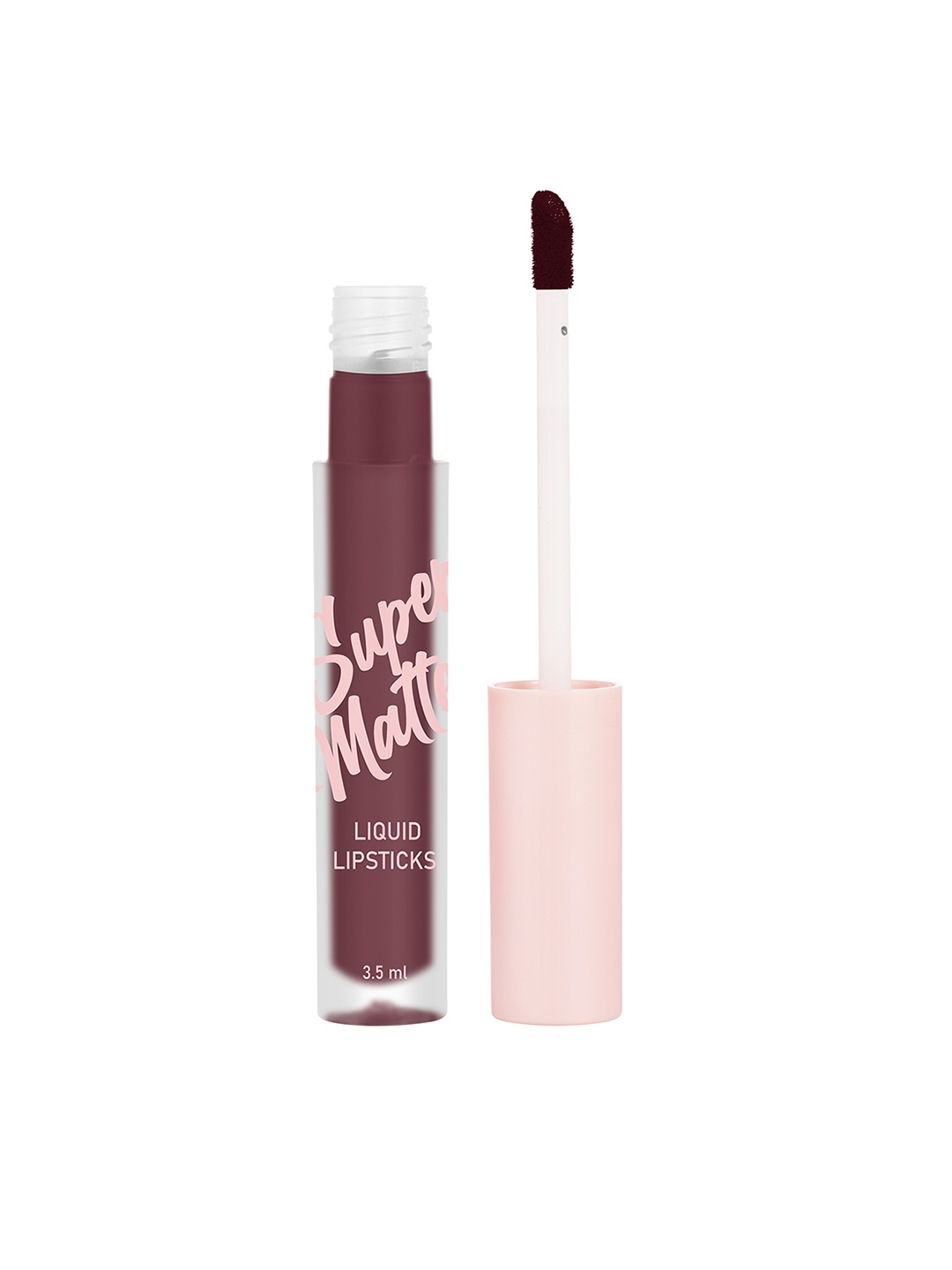 

SWISS BEAUTY Super Matte Liquid Lipstick 3.5ml - Wine Me, Maroon