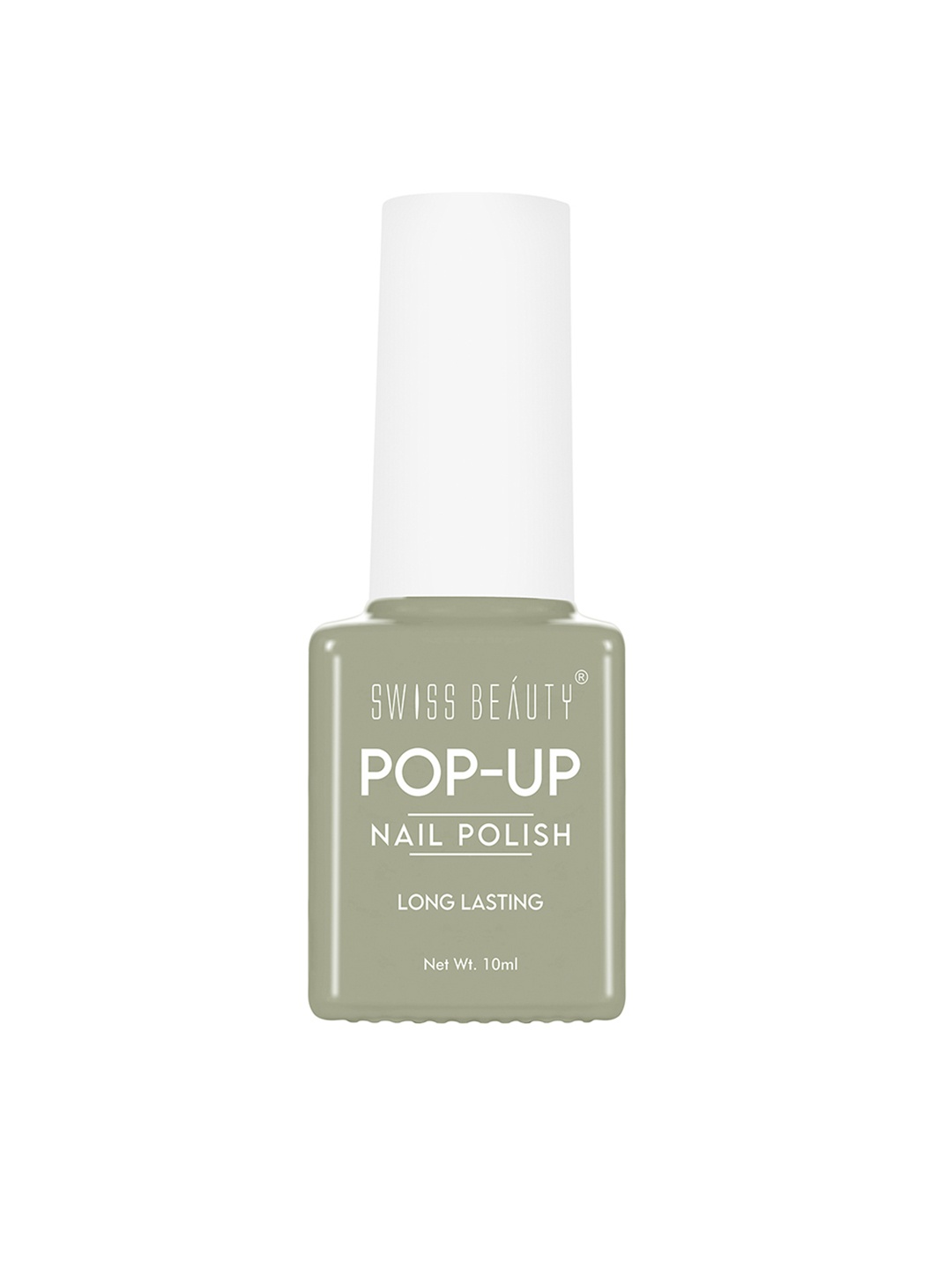 

SWISS BEAUTY Long-Lasting Pop-Up Nail Polish - 30, Grey